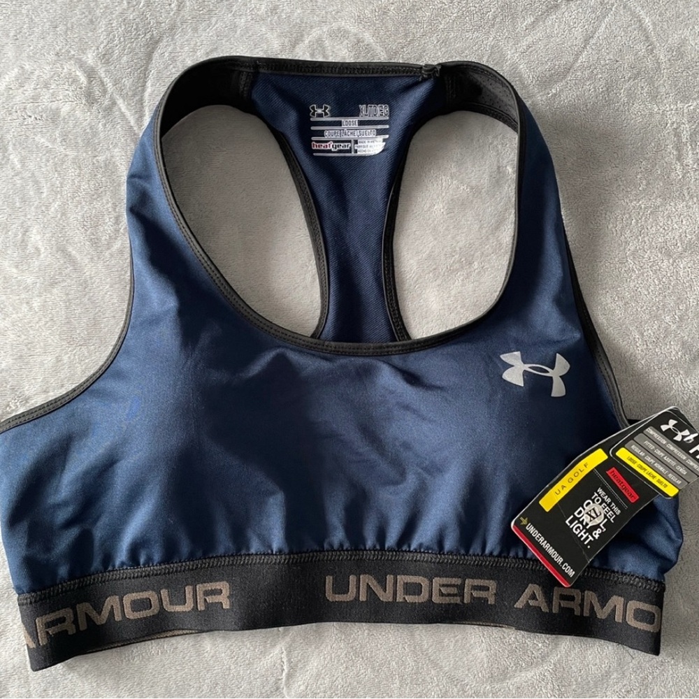 Under Armour XL Sports Bra - Navy Blue